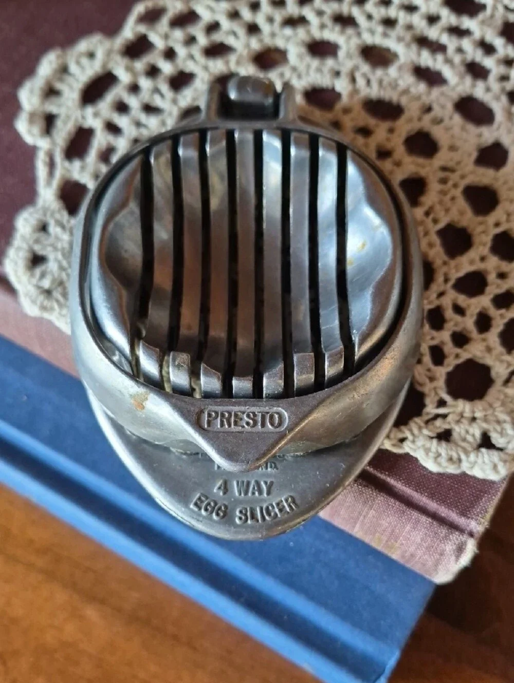 Stainless Steel Egg Slicer - Silver